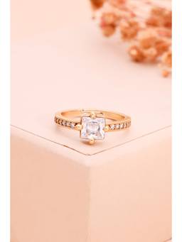 Gahan - American Diamond Adjustable Ring for Women