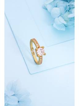 Gahan - American Diamond Adjustable Ring for Women