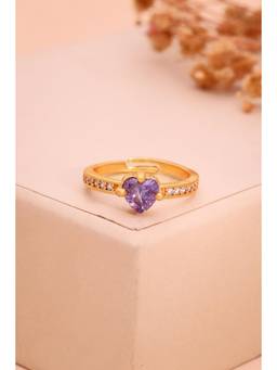 Gahan - American Diamond Adjustable Ring for Women