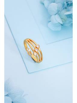 Gahan - American Diamond Adjustable Ring for Women
