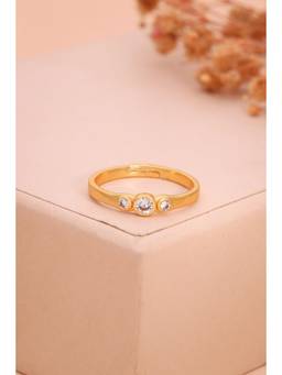 Gahan - American Diamond Adjustable Ring for Women