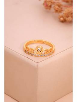 Gahan - American Diamond Adjustable Ring for Women