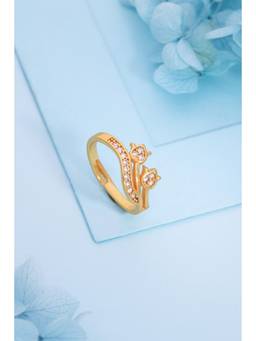 Gahan - American Diamond Adjustable Ring for Women
