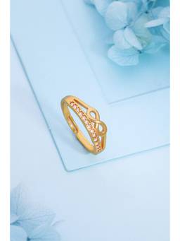 Gahan - American Diamond Adjustable Ring for Women