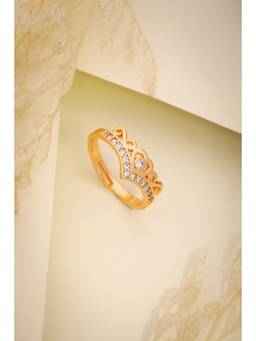 Gahan - American Diamond Adjustable Ring for Women