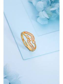 Gahan - American Diamond Adjustable Ring for Women