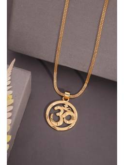 Gahan - Gold Plated Daily Wear AD Stone Chain Pendant for Women