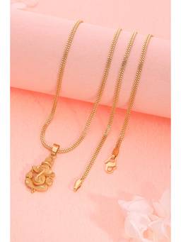 Gahan - Gold Plated Daily Wear AD Stone Chain Pendant for Women