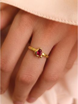 Gahan - American Diamond Adjustable Ring for Women