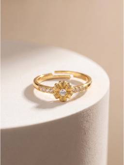 Gahan - American Diamond Adjustable Ring for Women