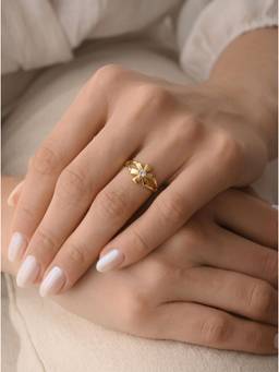 Gahan - American Diamond Adjustable Ring for Women