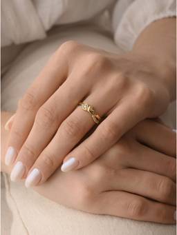 Gahan - American Diamond Adjustable Ring for Women