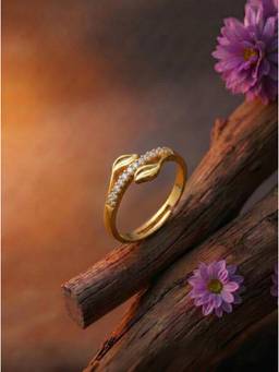 Gahan - American Diamond Adjustable Ring for Women