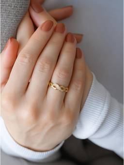 Gahan - American Diamond Adjustable Ring for Women