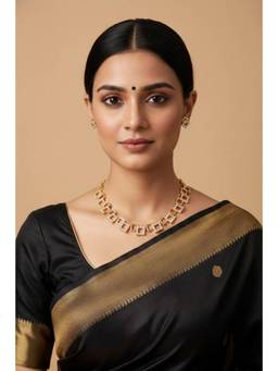 Gahan - Gold Plated American Diamond Necklace Set for Women