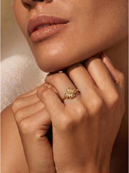 Gahan - American Diamond Adjustable Ring for Women