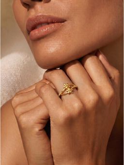 Gahan - American Diamond Adjustable Ring for Women