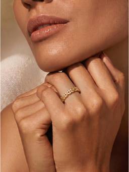 Gahan - American Diamond Adjustable Ring for Women