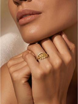 Gahan - American Diamond Adjustable Ring for Women