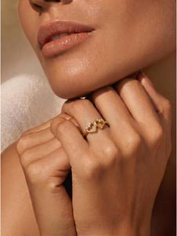 Gahan - American Diamond Adjustable Ring for Women