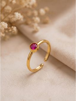 Gahan - American Diamond Adjustable Ring for Women
