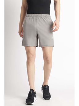 Reebok - Men Grey Mid Rise Sports Shorts