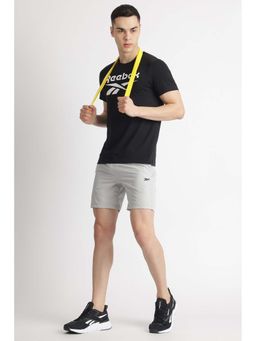 Reebok - Men Beige Solid Shorts