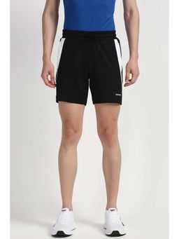 Reebok - Men Jet Black Mid Rise Shorts