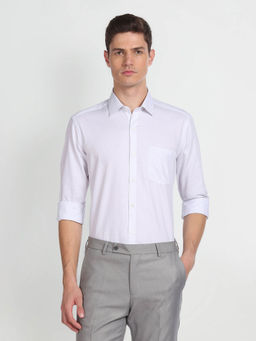 Arrow - Self Design Manhattan Slim Fit Shirt