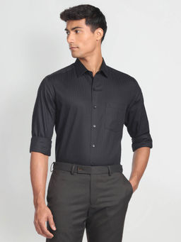 Arrow - Vertical Stripe Dobby Formal Shirt