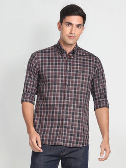 Arrow Sports - Tartan Checks Twill Casual Shirt