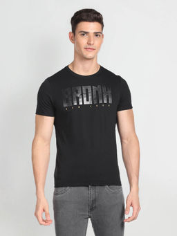 Arrow Sports - Brand Print Cotton Crew Neck T-Shirt