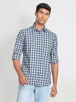 Arrow Sports - Tartan Checks Cotton Casual Shirt