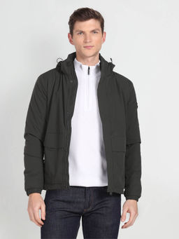 Arrow Sports - Solid Hooded Jacket