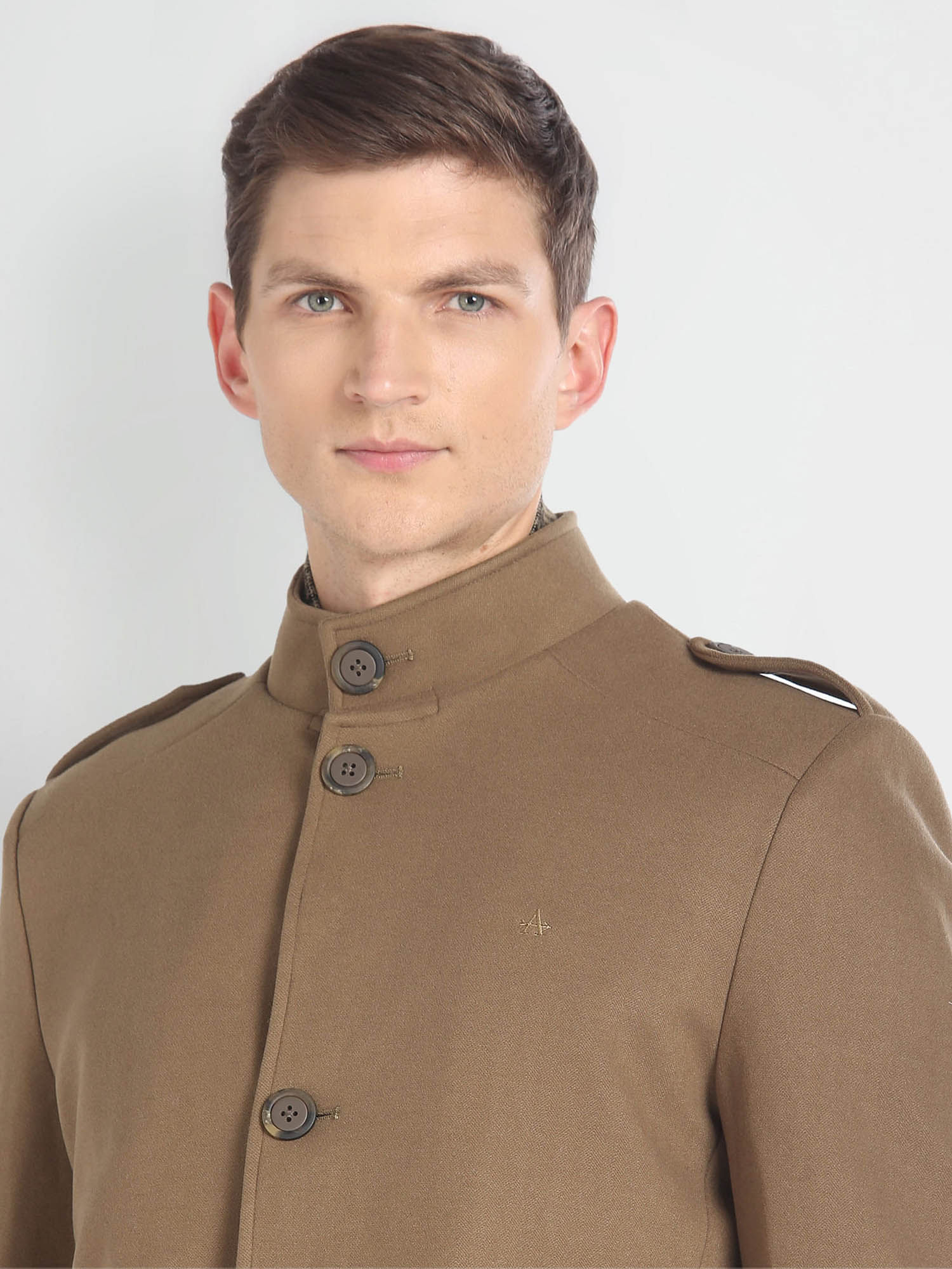 Buy Arrow Sports Detachable Muffler Trench Coat Online