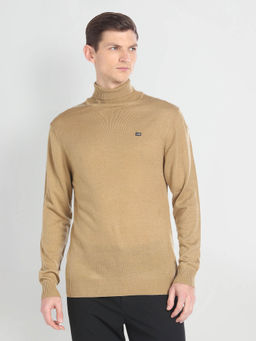 Arrow Sports - Turtleneck Acrylic Wool Sweater