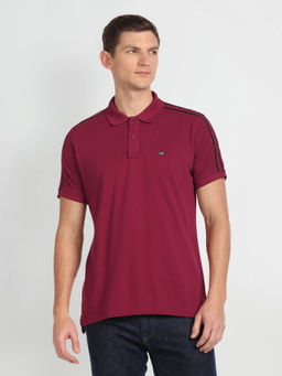 Arrow Sports - Compact Cotton Solid Polo T-Shirt