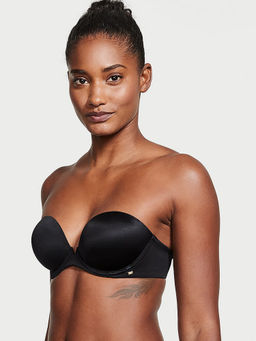 Victoria's Secret - Invisible By Push-Up Strapless Bra Black (38D)