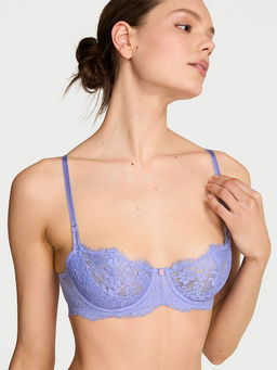 Victoria's Secret - Dream Angels Wicked Unlined Lace Balconette Bra Blue