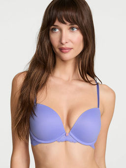 Victoria's Secret - Dream Angels Smooth and Lace Push-Up Bra Lavender