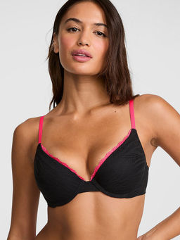 Victoria's Secret - PINK Wear Everywhere Wear Push-Up Bra Black