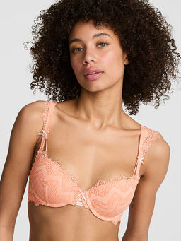 Victoria's Secret - PINK Wink Push-Up Balconette Bra Peach