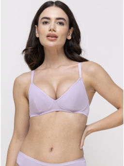 MIEZ - Mesh Cup Non-Padded Bra Lavender