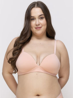 MIEZ - Triangle Padded Bra Pink