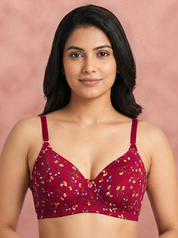 Shyaway - By Susie Scooter Red Striking Wirefree 3/4Th Coverage Seamed Multiway Padded Bra