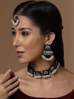 PANASH - Silver Plated Jewellery Set