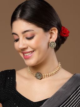 PANASH - Gold-Plated Stone-Studded Jewellery Sets