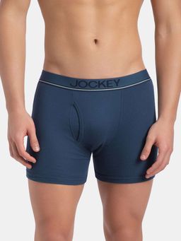 Jockey - 8009 Men Cotton Solid Boxer Brief - Dark Denim