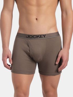 Jockey - 8009 Men Cotton Solid Boxer Brief - Dark Khaki