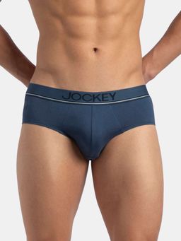 Jockey - 8037 Men Super Combed Cotton Solid Brief - Dark Denim